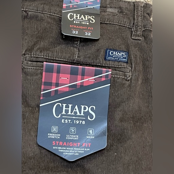Men’s Chaps Brown Corduroy Pants - Picture 8 of 8